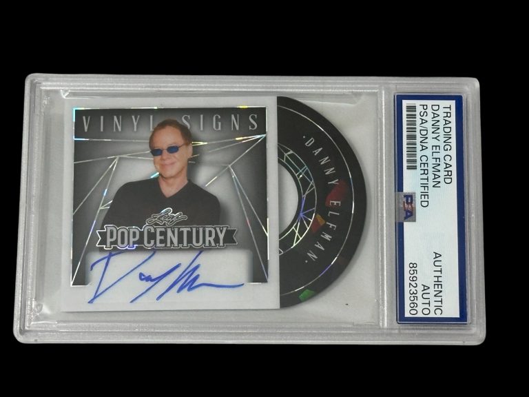 2025 Leaf Pop Century Danny Elfman Vinyl Signs Disney Simpsons Autograph 1/1 PSA