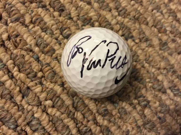Bo Van Pelt Signed Golf Ball Pga Tour Autographed