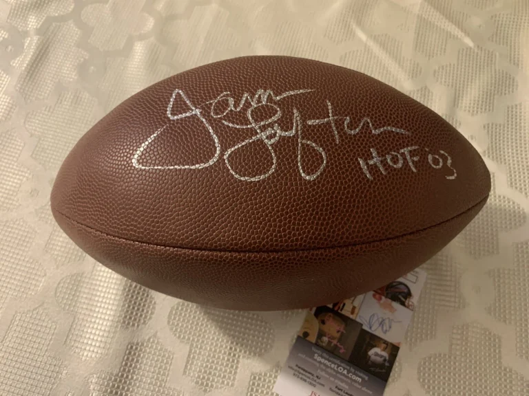 James Lofton Signed Nfl Football JSA Authentication COA Autographed Hall Of Fame