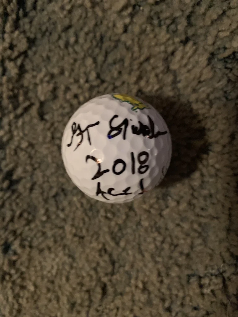 GT Nicklaus Signed Masters Golf Ball Pga Tour Autographed Ace 2018 Jack Grandson