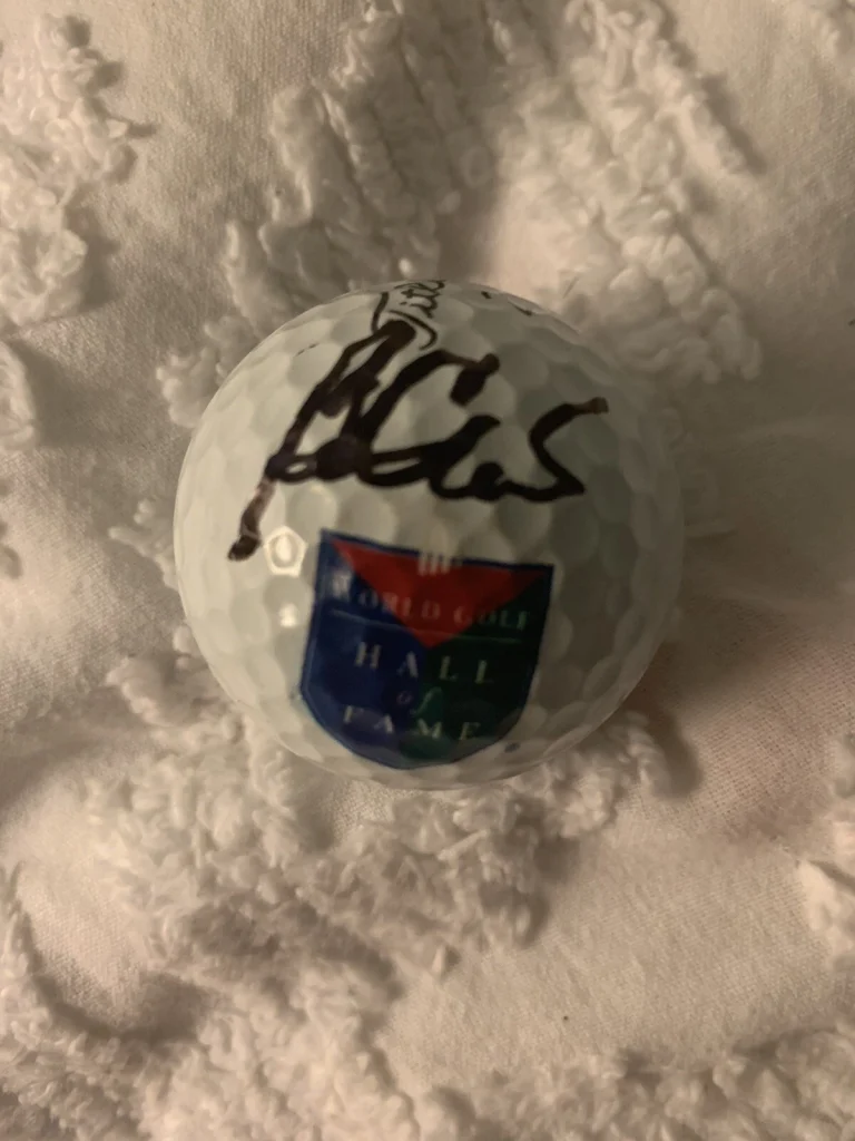 Ben Crenshaw Signed World Golf Hall Of Fame Ball Pga Tour Autographed