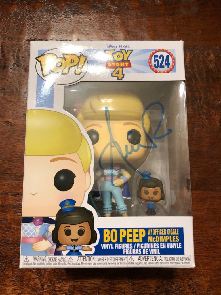 Annie Potts Signed Toy Story 4 Bo Peep Funko POP Psa Dna Coa Autographed