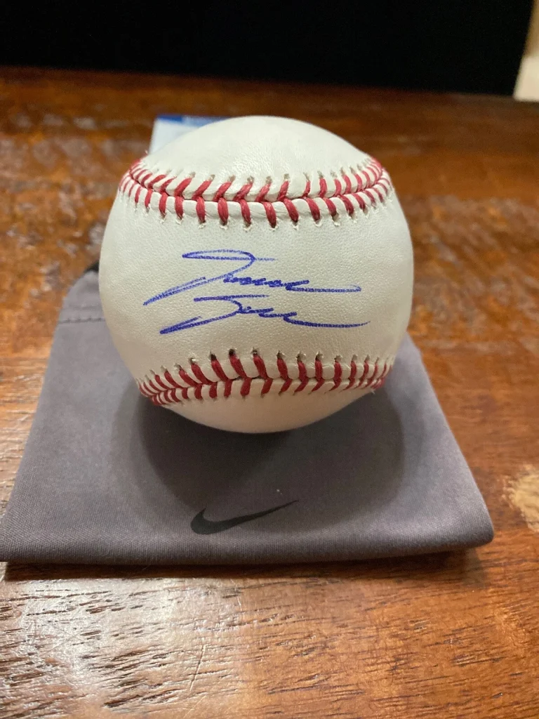 David Dahl Signed Official Major League Baseball Beckett BAS Coa Rockies