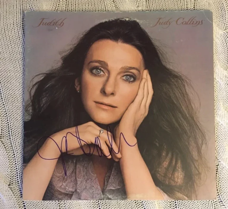 Judy Collins SIGNED Vinyl Record ALBUM Cover “Judith”