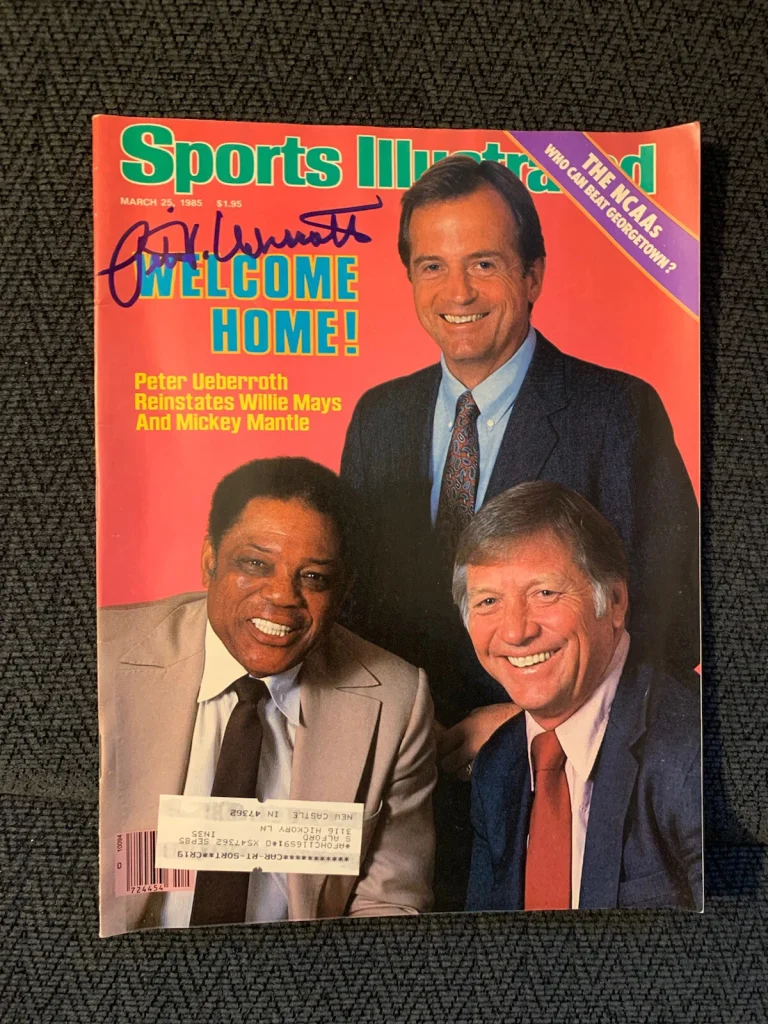 Peter Ueberroth Signed Sports Illustrated Magazine Autographed