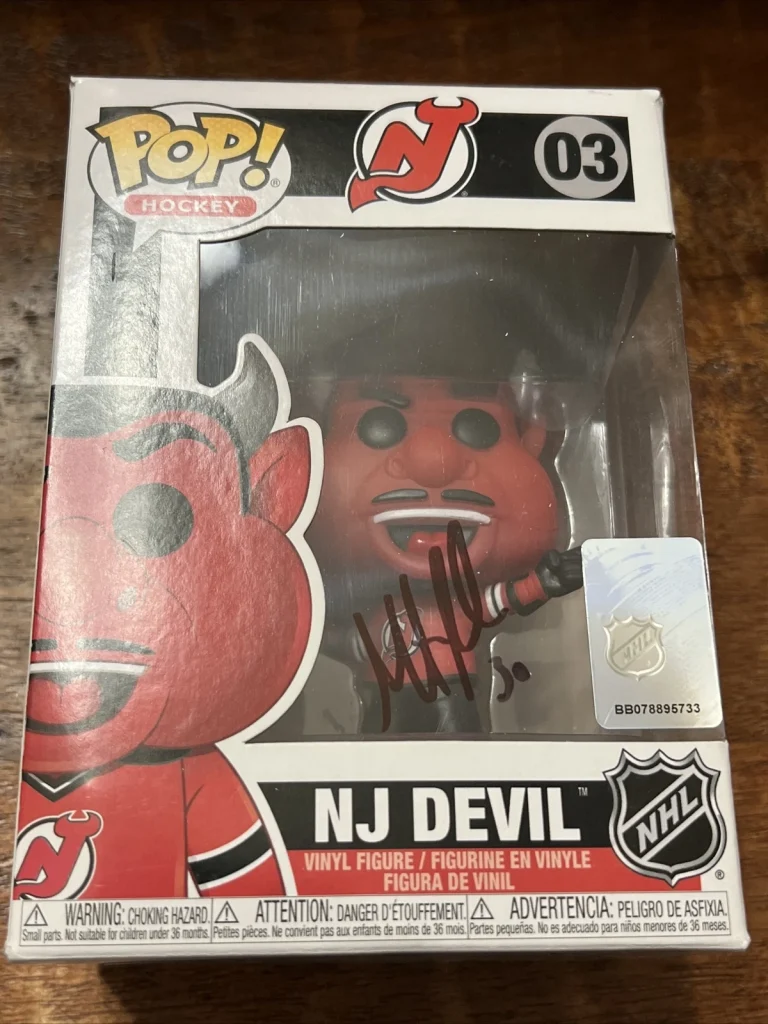 Martin Brodeur Signed NJ Devil Funko POP Psa Dna Coa Autographed Mascot