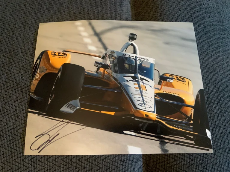 Scott McLaughlin Signed Indianapolis Indy 500 8 X 10 Photo Autographed
