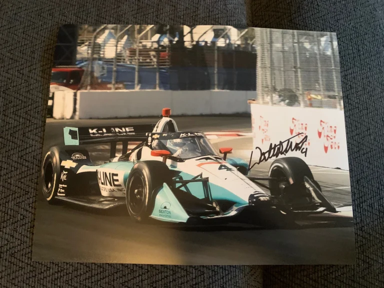 Dalton Kellett Signed Indy 500 Indianapolis 8 X 10 Photo Autographed