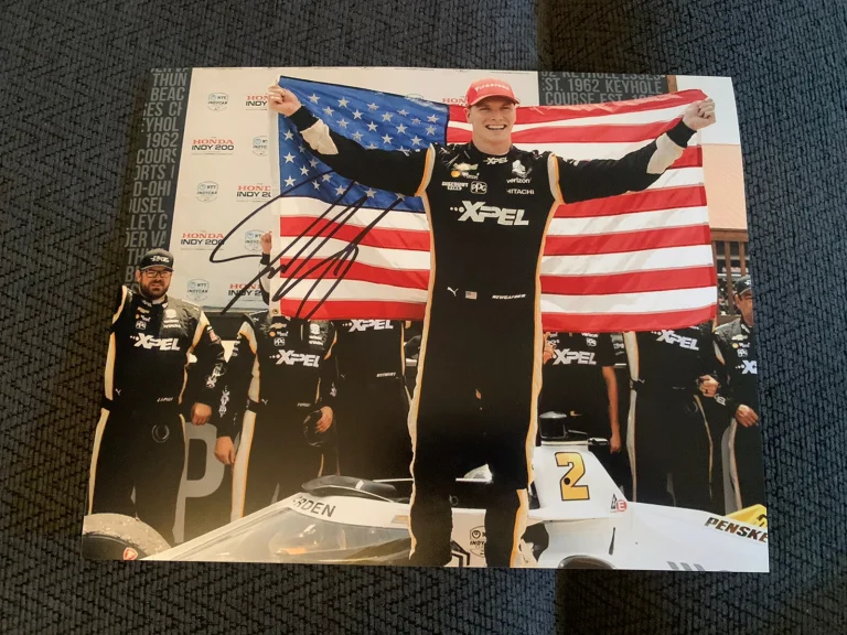 Josef Newgarden Signed Indy 500 Photo Indianapolis Autographed 8x10