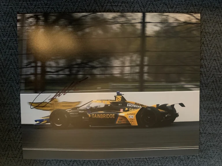 Colton Herta Indy 500 Signed 8 X 10 Photo Indianapolis Autographed