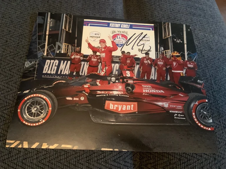 Marcus Ericsson Indy 500 Signed 8X10 Photo Indianapolis Autographed