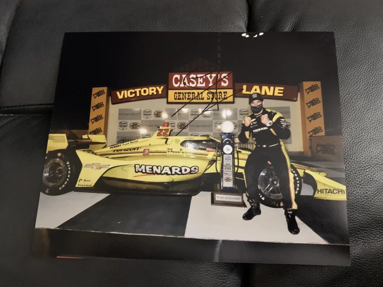 Dick Simon Signed Indianapolis 500 Indy Car 8 X 10 Photo Autographed