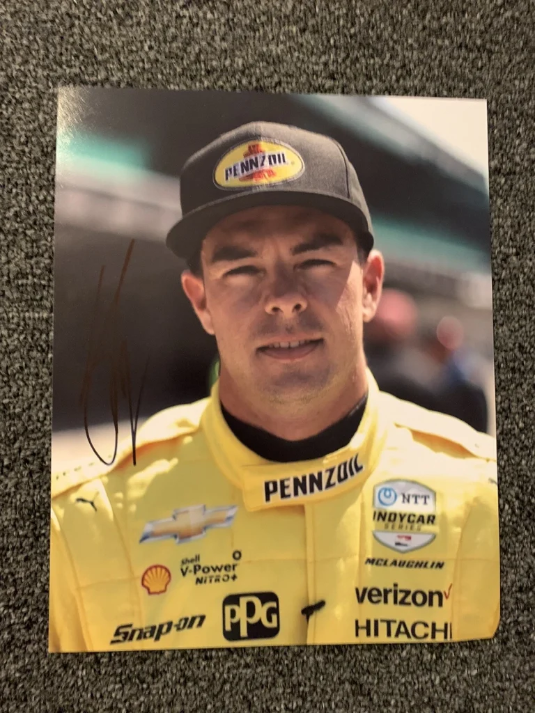 Scott McLaughlin Signed Indianapolis Indy 500 8 X 10 Photo Autographed