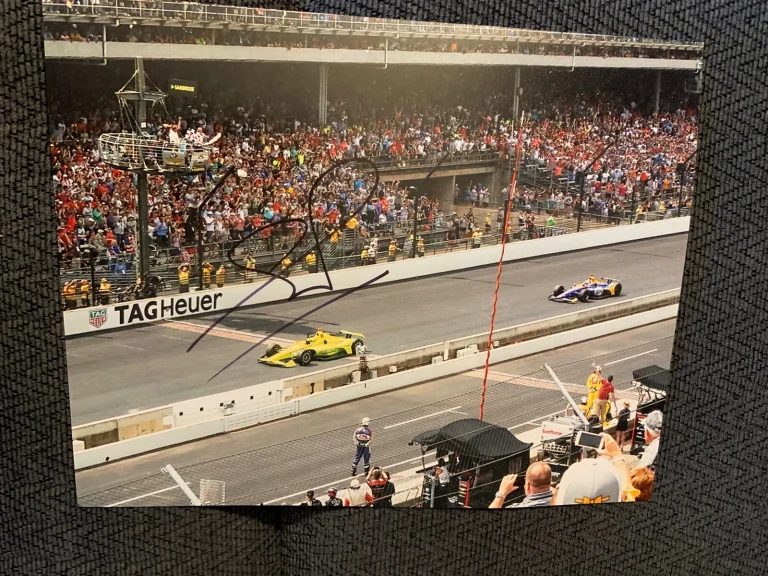 Simon Pagenaud Indy Car Signed 8 X 10 Photo Indianapolis 500 Autographed 2019