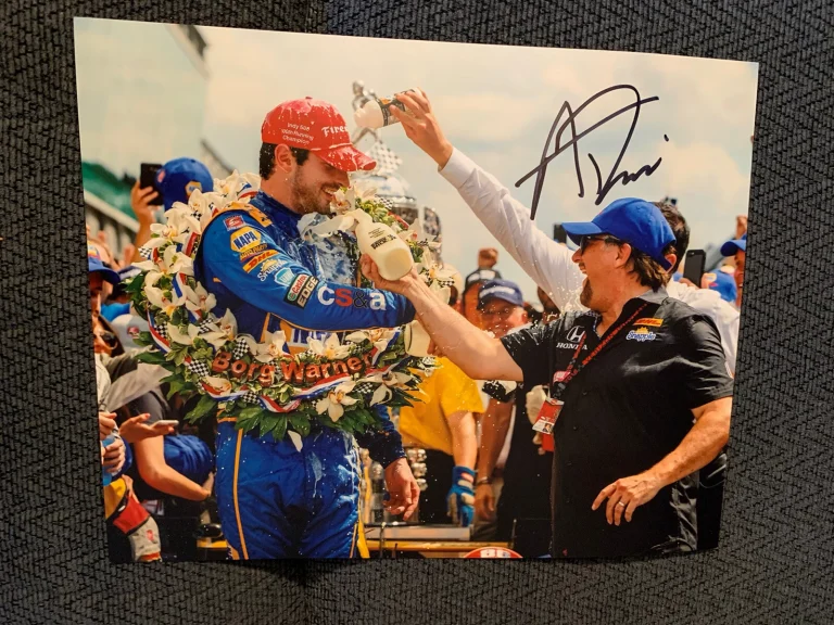 Alexander Rossi Signed Indianapolis Indy 500 8x10 Photo 2016 Car 100th Race Win