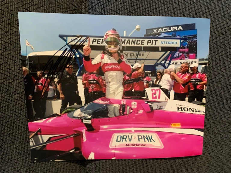 Kyle Kirkwood Signed Indy 500 Photo Indianapolis Autographed 8 X 10 2023