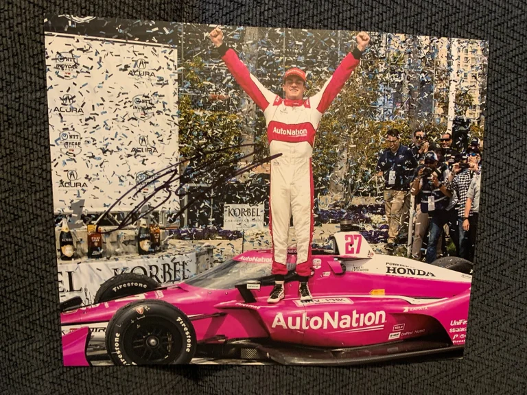 Kyle Kirkwood Signed Indy 500 Photo Indianapolis Autographed 8 X 10 2023