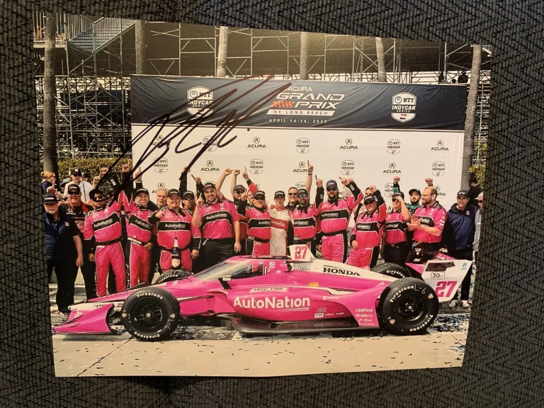 Kyle Kirkwood Signed Indy 500 Photo Indianapolis Autographed 8 X 10 2023