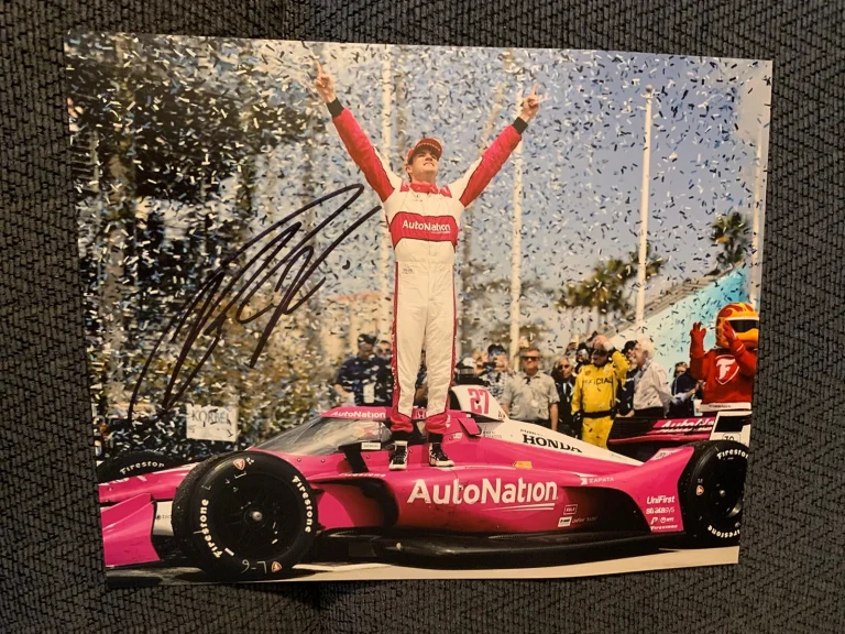 Kyle Kirkwood Signed Indy 500 Photo Indianapolis Autographed 8 X 10 2023