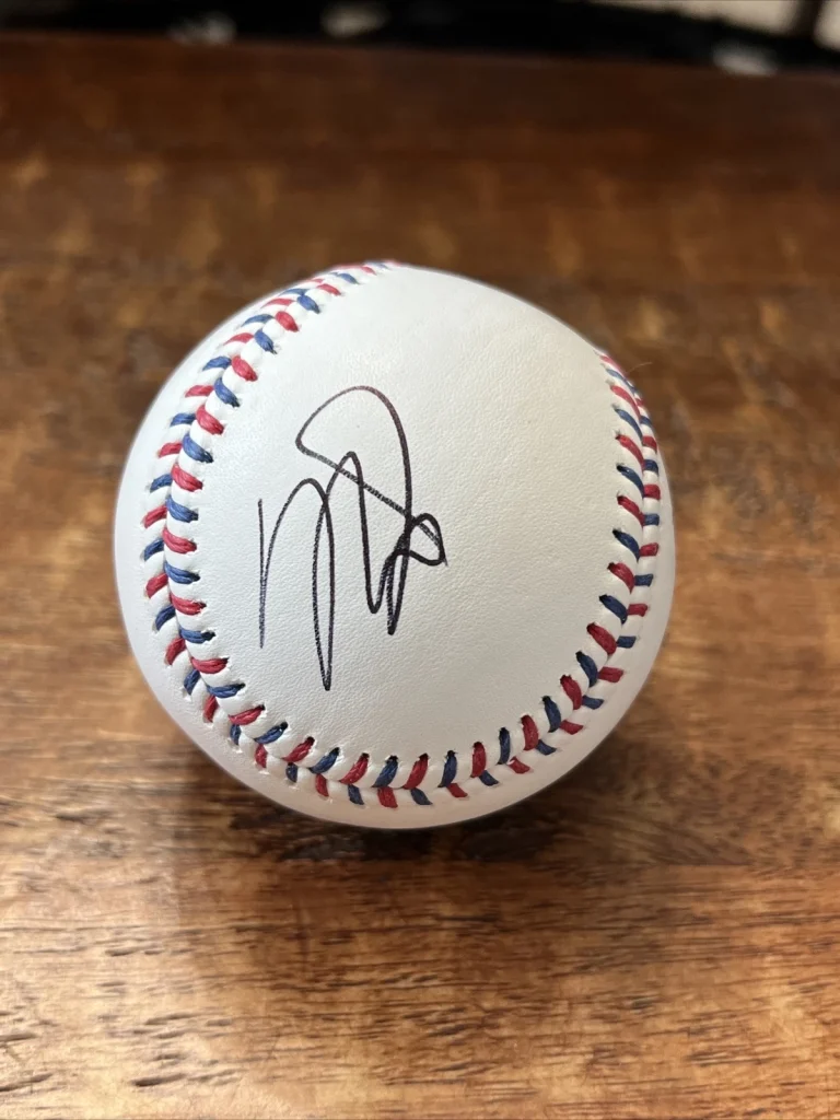 Mike Trout Signed 2022 All Star Baseball JSA Coa Angels Autographed