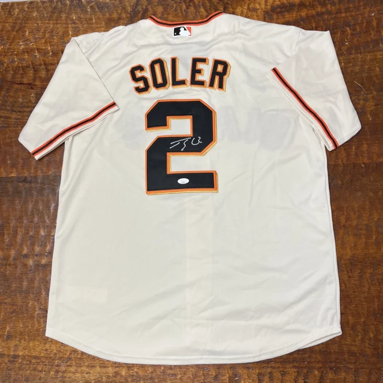 Jorge Soler Signed San Francisco Giants Jersey JSA Coa Autographed