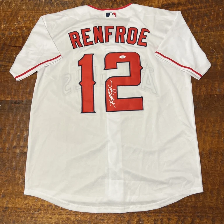 Hunter Renfroe Signed Los Angeles Angels Jersey JSA Coa Autographed
