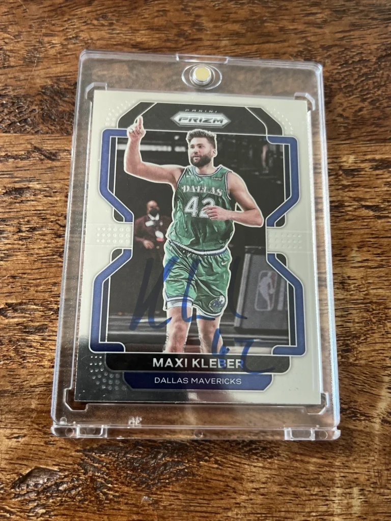 Maxi Kleber IP Signed Prizm Card Psa Dna Autographed Mavericks