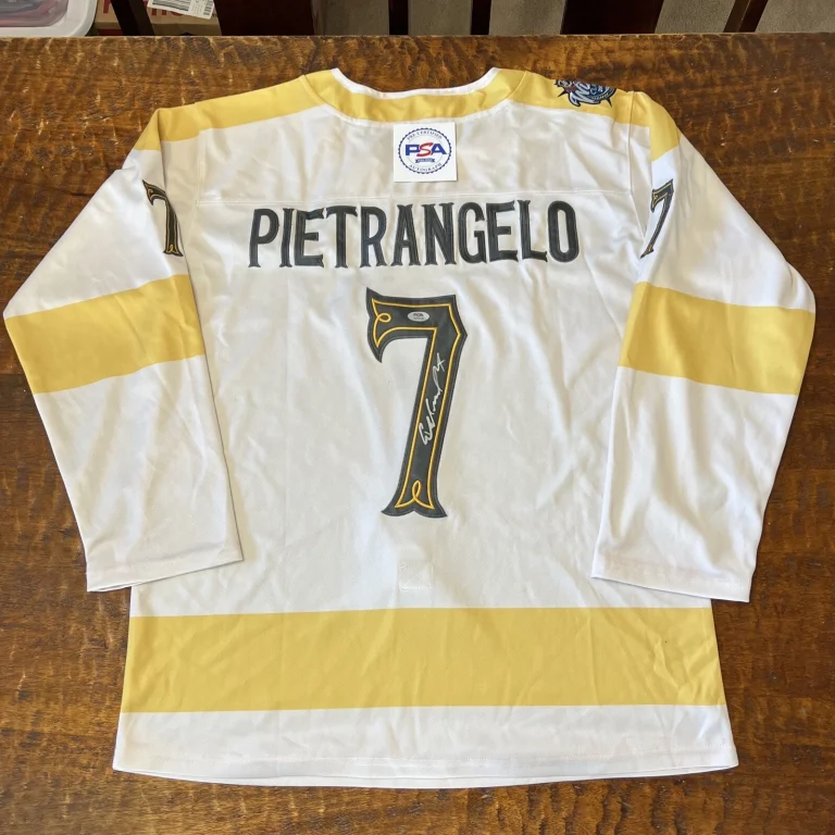 Alex Pietrangelo Signed Vegas Golden Knights Jersey PSA DNA Autographed