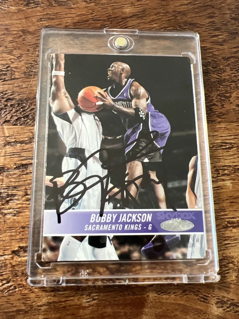 Bobby Jackson IP Signed NBA Hoops Card Psa Dna Autographed Kings