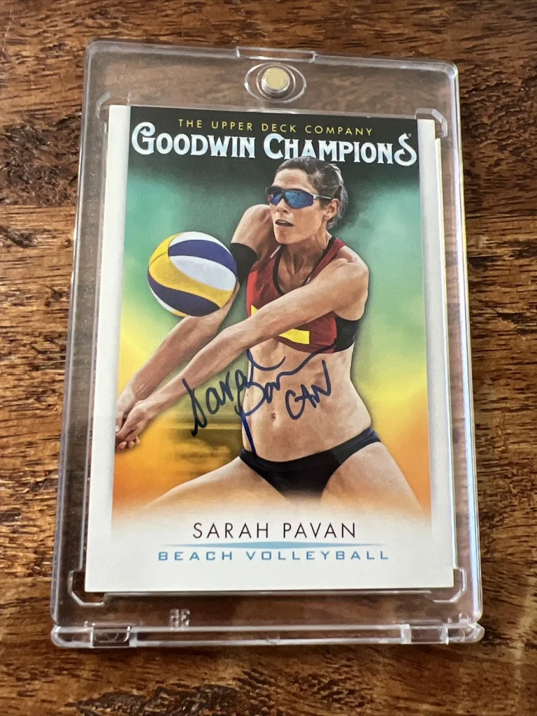 Sarah Pavan IP Signed Goodwin Champions Card PSA DNA  Autographed Volleyball