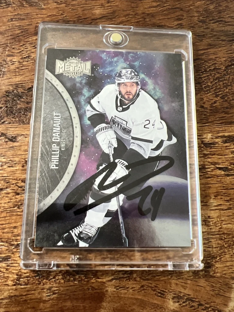 Phillip Danault IP Signed Skybox Metal Card PSA DNA  Autographed Kings
