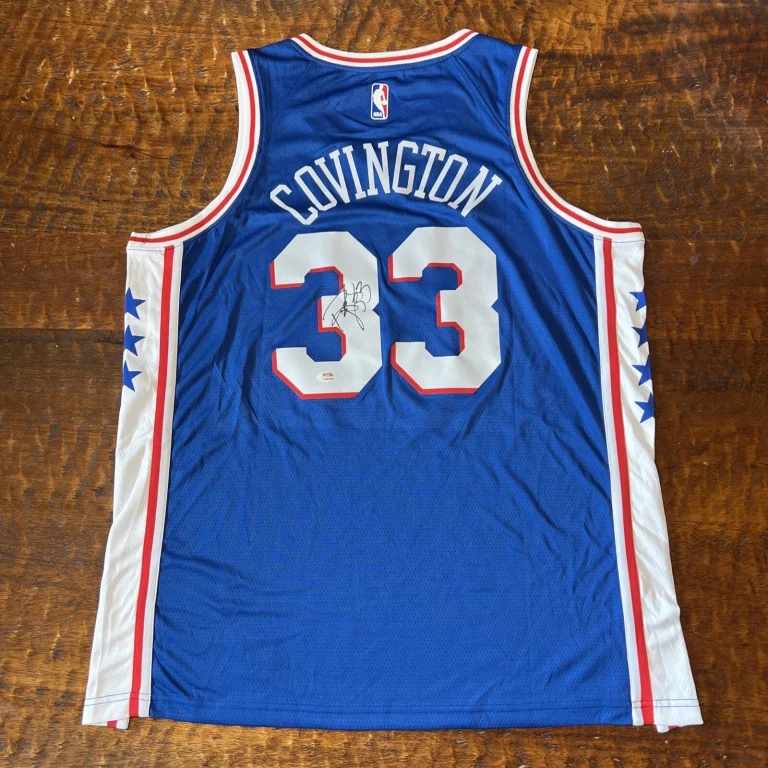 Robert Covington Signed Philadelphia 76ers Jersey PSA DNA  Autographed