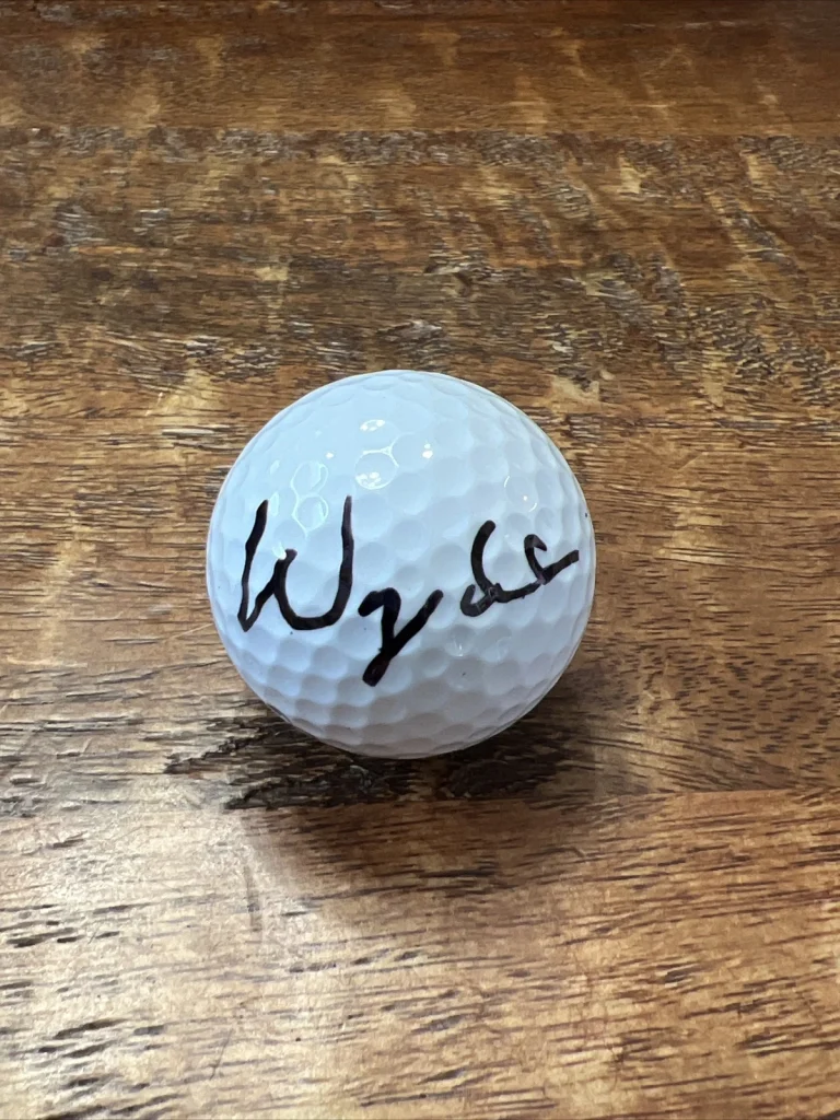 Wyndham Clark Signed Titleist Golf Ball PSA DNA Autographed PGA