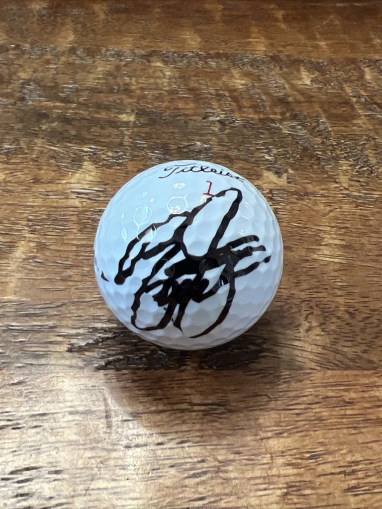 Rickie Fowler Signed Titleist Masters Logo Golf Ball PSA DNA Autographed PGA
