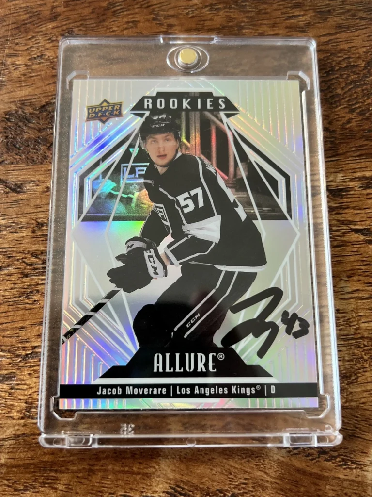 Jacob Moverare IP Signed Upper Deck Allure RC Card PSA DNA Autographed Kings