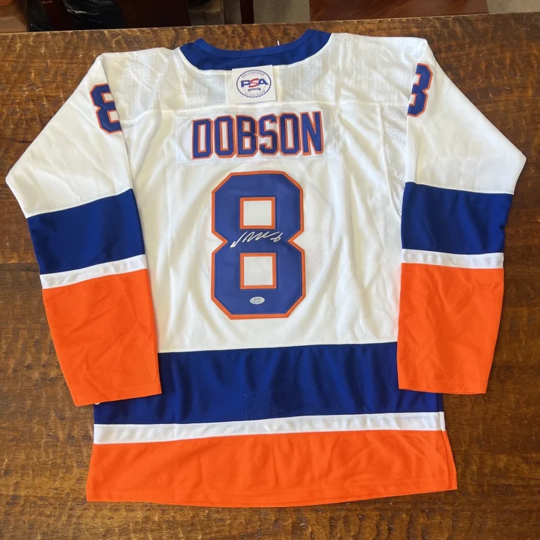 Noah Dobson Signed New York Islanders Jersey PSA DNA Autographed