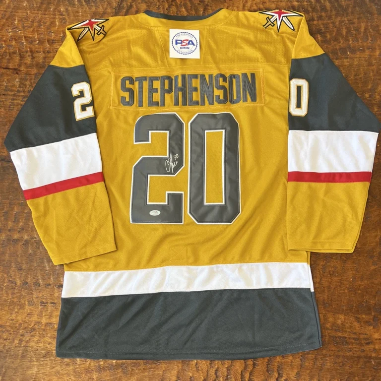 Chandler Stephenson Signed Vegas Golden Knights Jersey PSA DNA Autographed