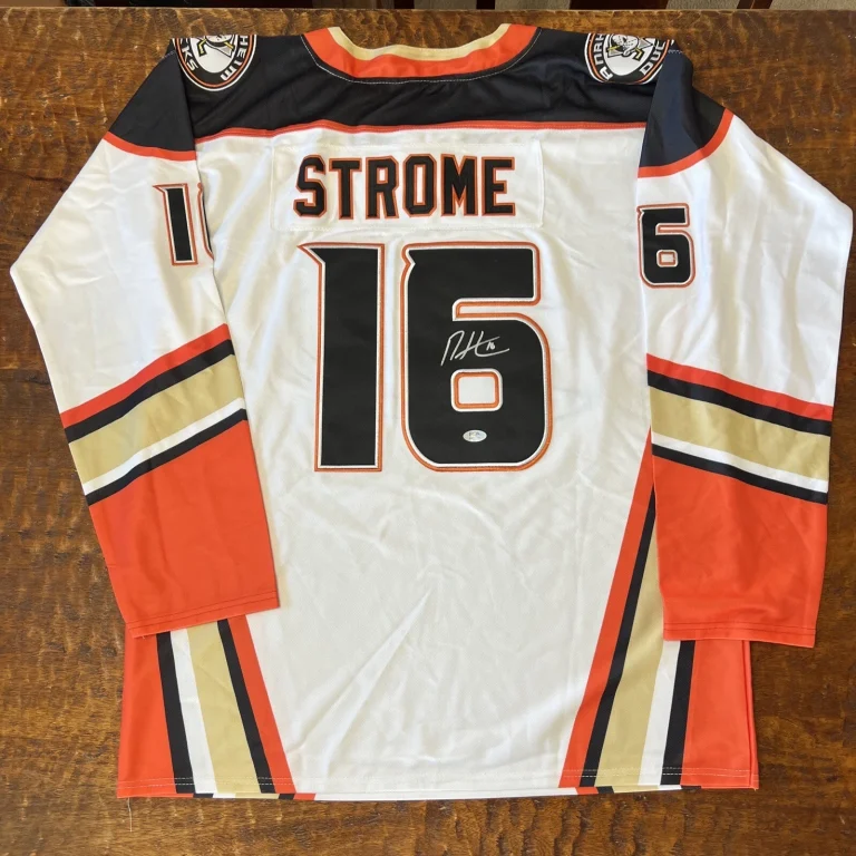 Ryan Strome Signed Anaheim Ducks Jersey PSA DNA Autographed