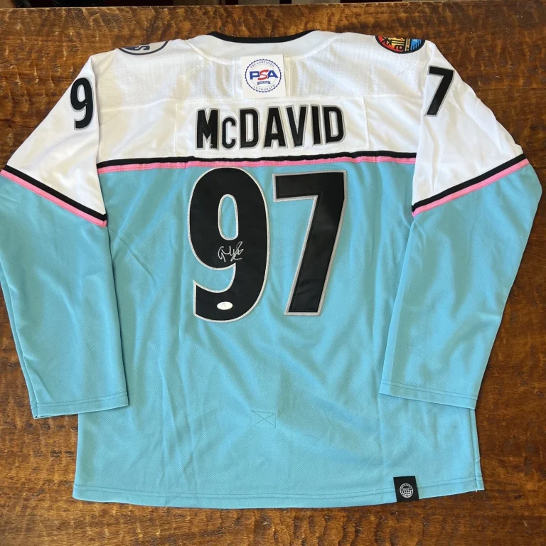 Connor McDavid Signed All Star Jersey PSA DNA Autographed Oilers