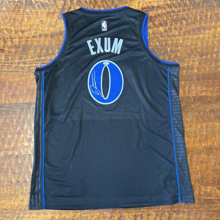 Dante Exum Signed Dallas Mavericks Jersey PSA DNA  Autographed