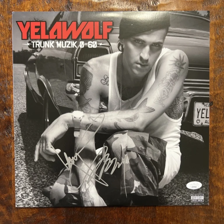 Yelawolf Signed Trunk Muzik 0-60 Vinyl Record LP JSA Coa Autographed Slumerican