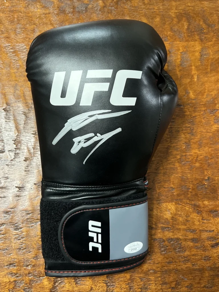 Nate Diaz Signed UFC Boxing Glove JSA Coa Autographed