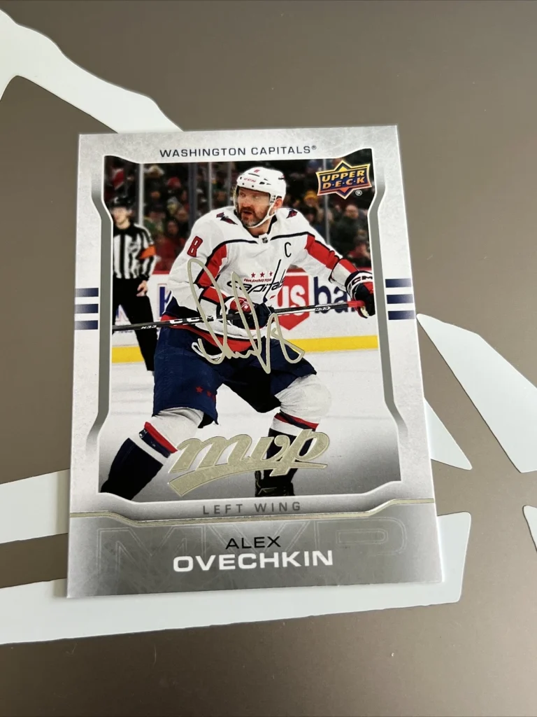Alex Ovechkin 2024-25 Upper Deck MVP #MR-7 10th Anniversary Silver Script