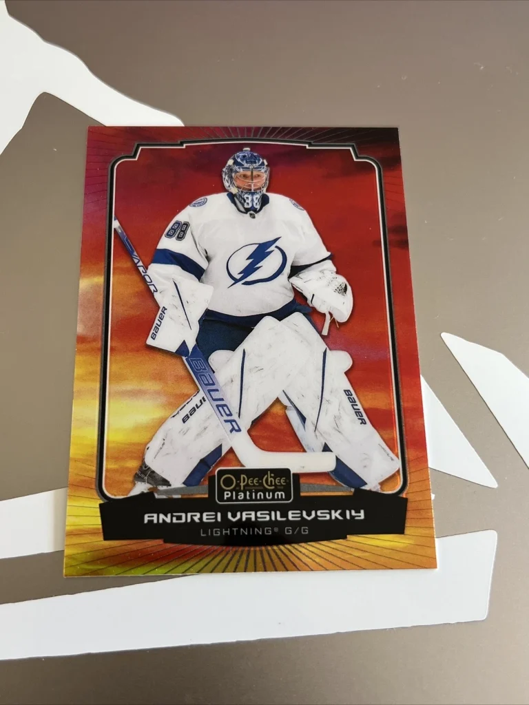 2022-23 O-Pee-Chee Platinum Sunset Andrei Vasilevskiy #39 Tampa Bay Lightning