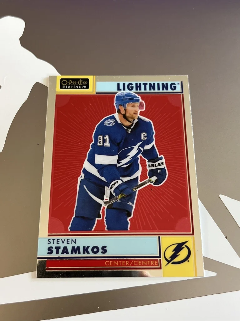 2022-23 O-Pee-Chee Platinum - Retro #R-6 Steven Stamkos Tampa Bay Lightning Card