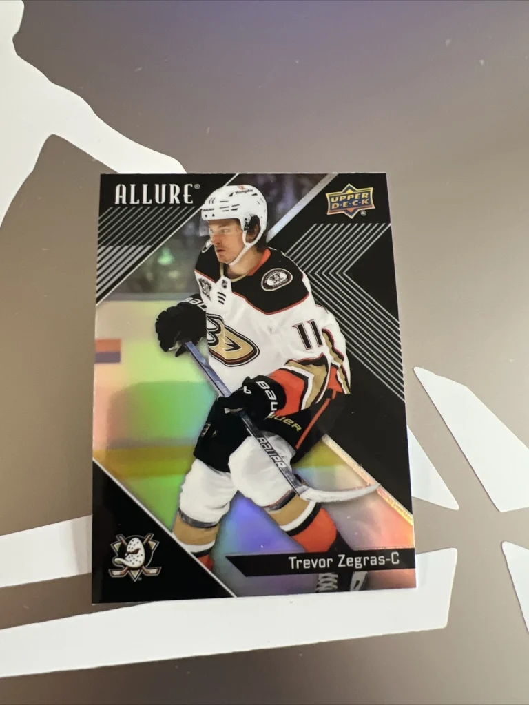 Trevor Zegras 2024-25 Upper Deck Allure Black Rainbow #11 Anaheim Ducks