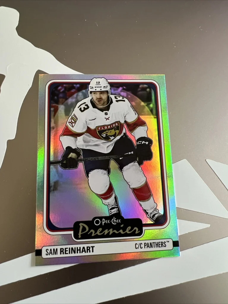 Sam Reinhart 2024-25 O-Pee-Chee Premier FOIL Insert #P-55 Florida Panthers Card