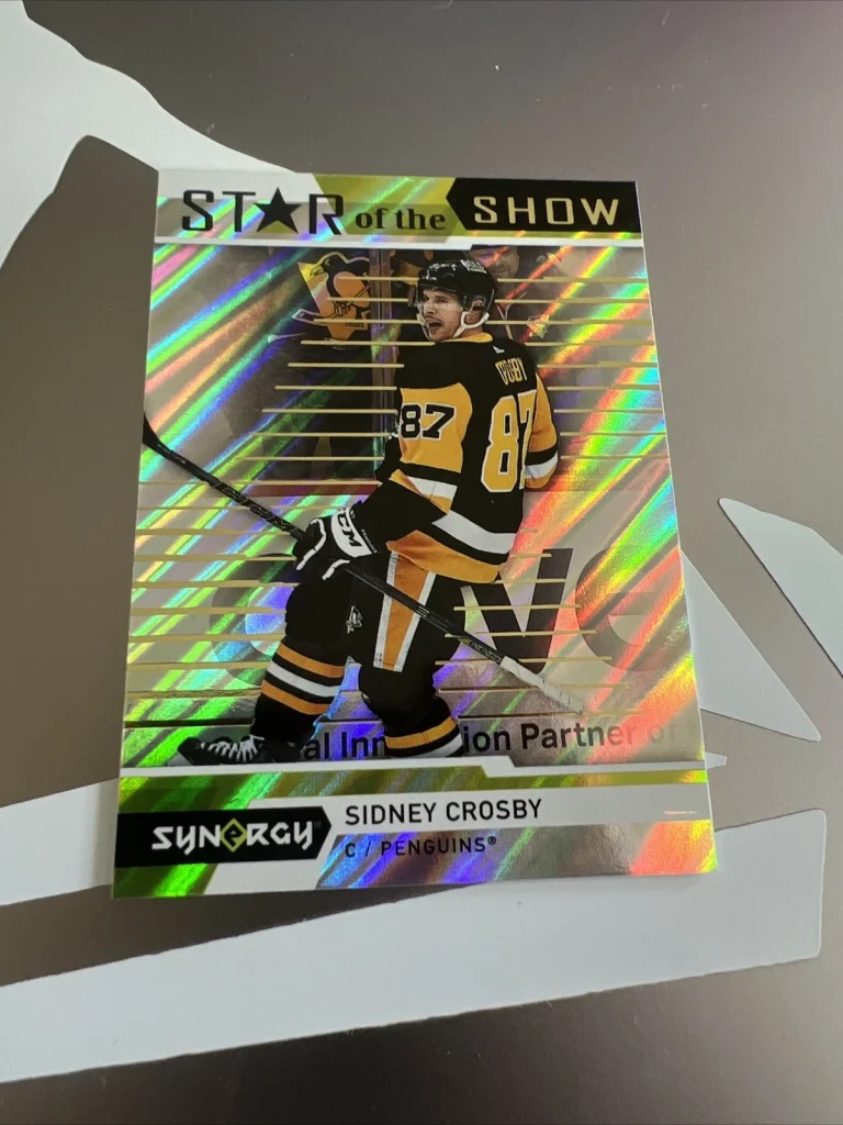 2022-23 Upper Deck Synergy #SOS-6 Sidney Crosby Star of the Show Penguins Card