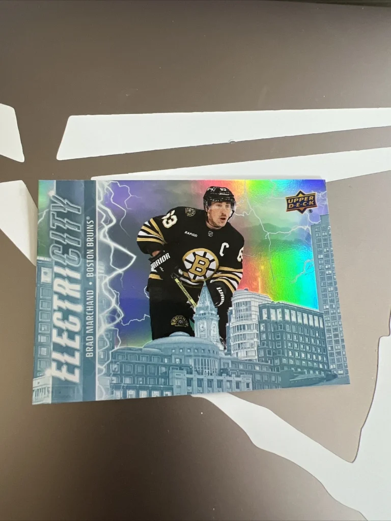 2024-25 Upper Deck ElectriCITY Brad Marchand Boston Bruins Card #EC-11