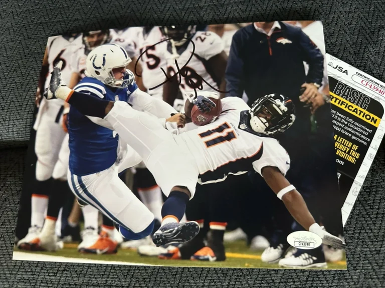 Pat Mcafee Signed Indianapolis Colts WWE WVU 8 X 10 Photo JSA Authentication COA